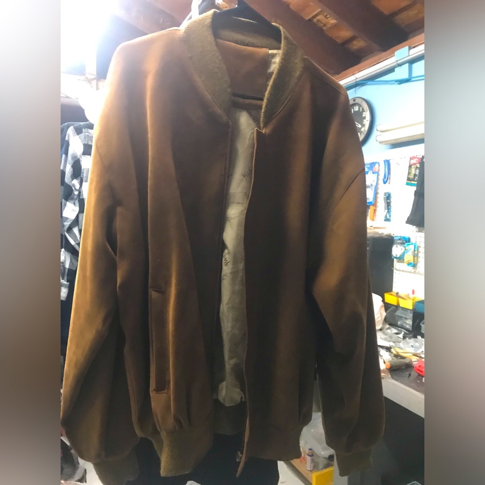 Mens Saint Laurent suade jacket